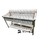 대구스텐) 세척기용 싱크대-1500 (1조)