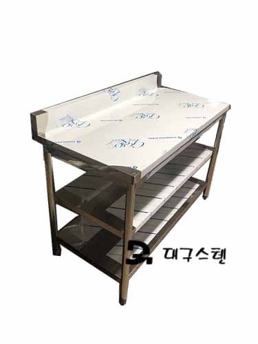 대구스텐) 2단 작업대-1200 빽